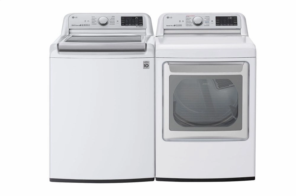 Lg DLEX7800WE 7.3 Cu.Ft. Smart Wi-Fi Enabled Electric Dryer With Turbosteam&#8482;