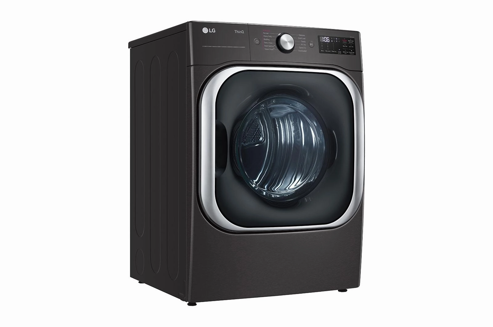 Lg DLEX8900B 9.0 Cu. Ft. Mega Capacity Smart Wi-Fi Enabled Front Load Electric Dryer With Turbosteam&#8482; And Built-In Intelligence