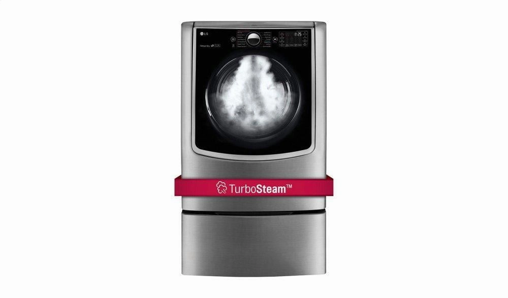 Lg DLEX9000V 9.0 Cu. Ft. Large Smart Wi-Fi Enabled Electric Dryer W/ Turbosteam&#8482;