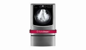 Lg DLEX9000V 9.0 Cu. Ft. Large Smart Wi-Fi Enabled Electric Dryer W/ Turbosteam&#8482;