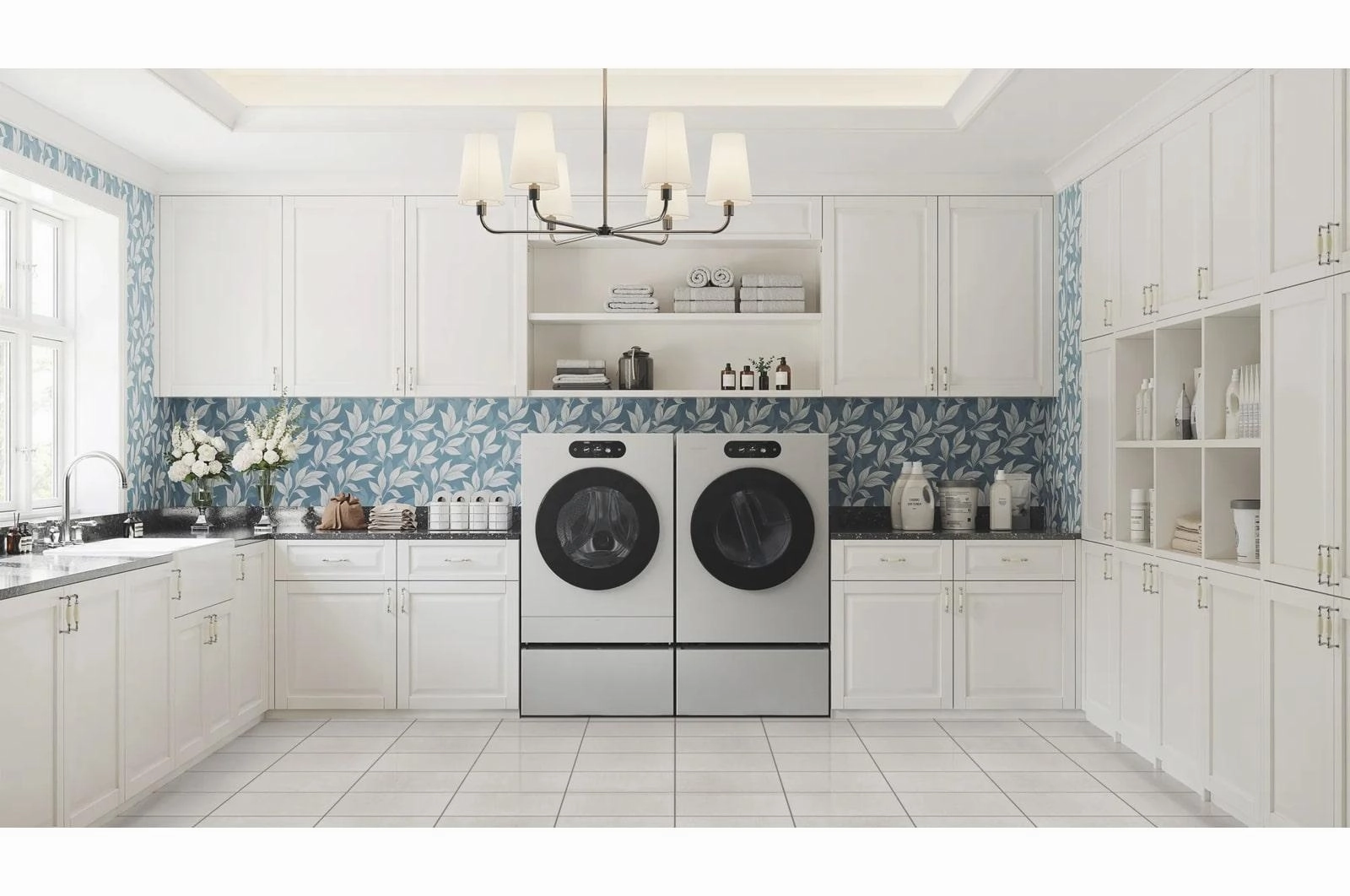 Lg DLEX9900S Lg Signature 9.0 Cu. Ft. Mega Capacity Smart Front Load Electric Dryer With Built-In Intelligence, Turbosteam And Touch Lcd Control
