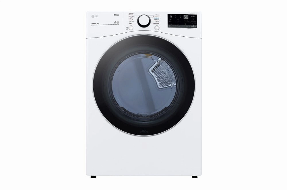 Lg DLG3601W 7.4 Cu. Ft. Ultra Large Capacity Smart Wi-Fi Enabled Front Load Gas Dryer With Built-In Intelligence