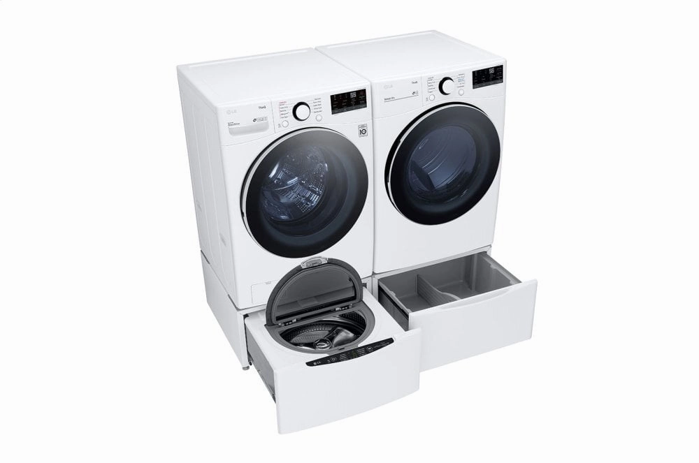 Lg DLG3601W 7.4 Cu. Ft. Ultra Large Capacity Smart Wi-Fi Enabled Front Load Gas Dryer With Built-In Intelligence