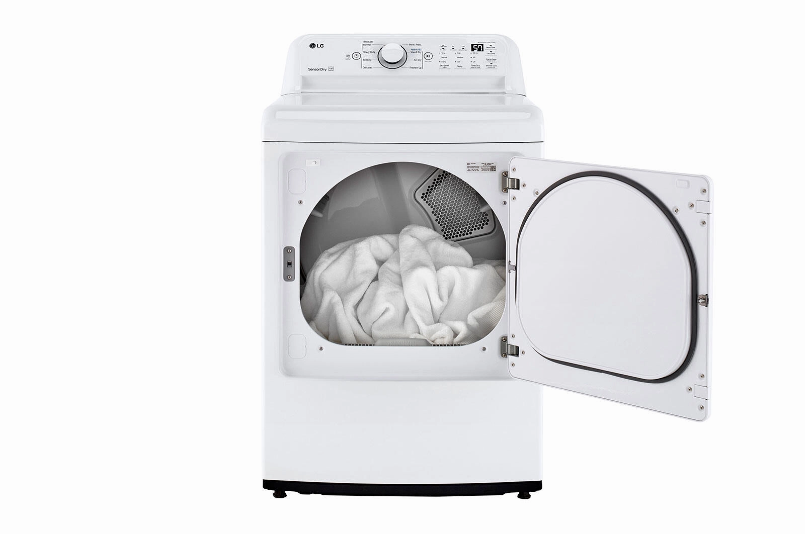 Lg DLG7001W 7.3 Cu. Ft. Ultra Large Capacity Top Load Gas Dryer With Sensor Dry Technology