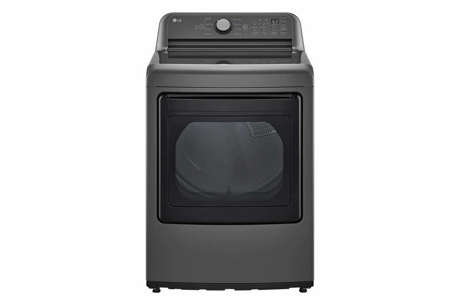 Lg DLG7151M 7.3 Cu. Ft. Top Load Energy Star Gas Dryer With Sensor Dry, Flowsense & Clean Filter Indicators
