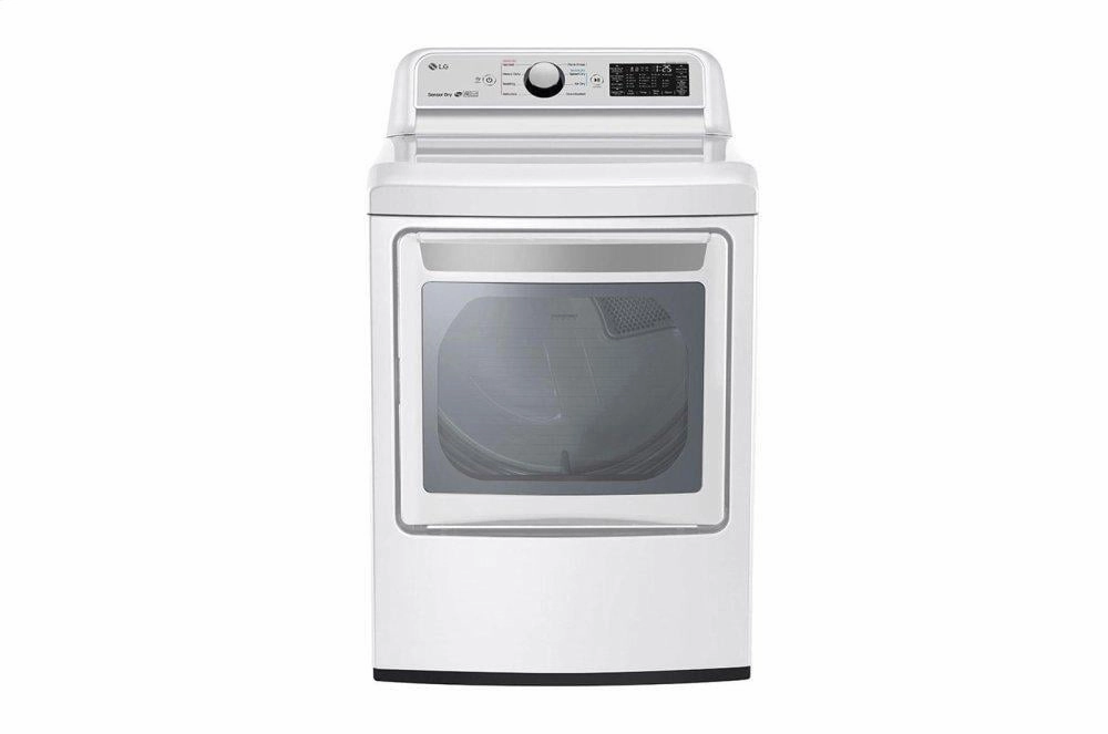 Lg DLG7301WE 7.3 Cu. Ft. Smart Wi-Fi Enabled Gas Dryer With Sensor Dry Technology