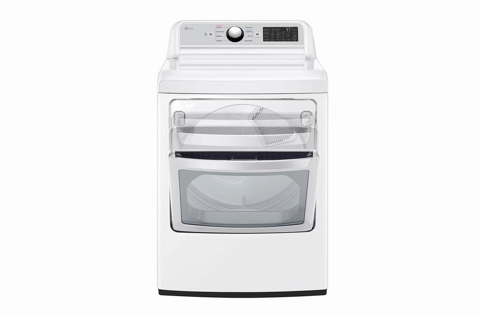 Lg DLG7401WE 7.3 Cu. Ft. Ultra Large Capacity Smart Wi-Fi Enabled Rear Control Gas Dryer With Easyload&#8482; Door