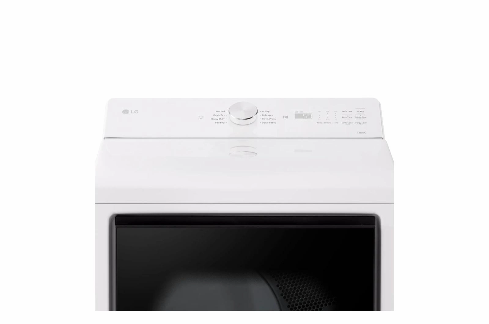 Lg DLG8201W 7.3 Cu. Ft. Ultra Large Capacity Rear Control Gas Dryer With Ai Sensing And Thinq Smart Features
