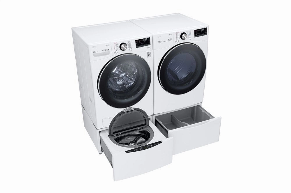 Lg DLGX4201W 7.4 Cu. Ft. Ultra Large Capacity Smart Wi-Fi Enabled Front Load Gas Dryer With Turbosteam&#8482; And Built-In Intelligence
