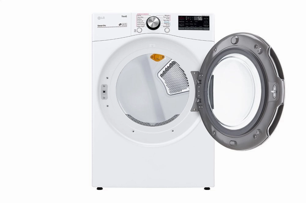 Lg DLGX4201W 7.4 Cu. Ft. Ultra Large Capacity Smart Wi-Fi Enabled Front Load Gas Dryer With Turbosteam&#8482; And Built-In Intelligence