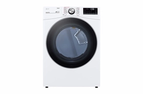 Lg DLGX4201W 7.4 Cu. Ft. Ultra Large Capacity Smart Wi-Fi Enabled Front Load Gas Dryer With Turbosteam&#8482; And Built-In Intelligence