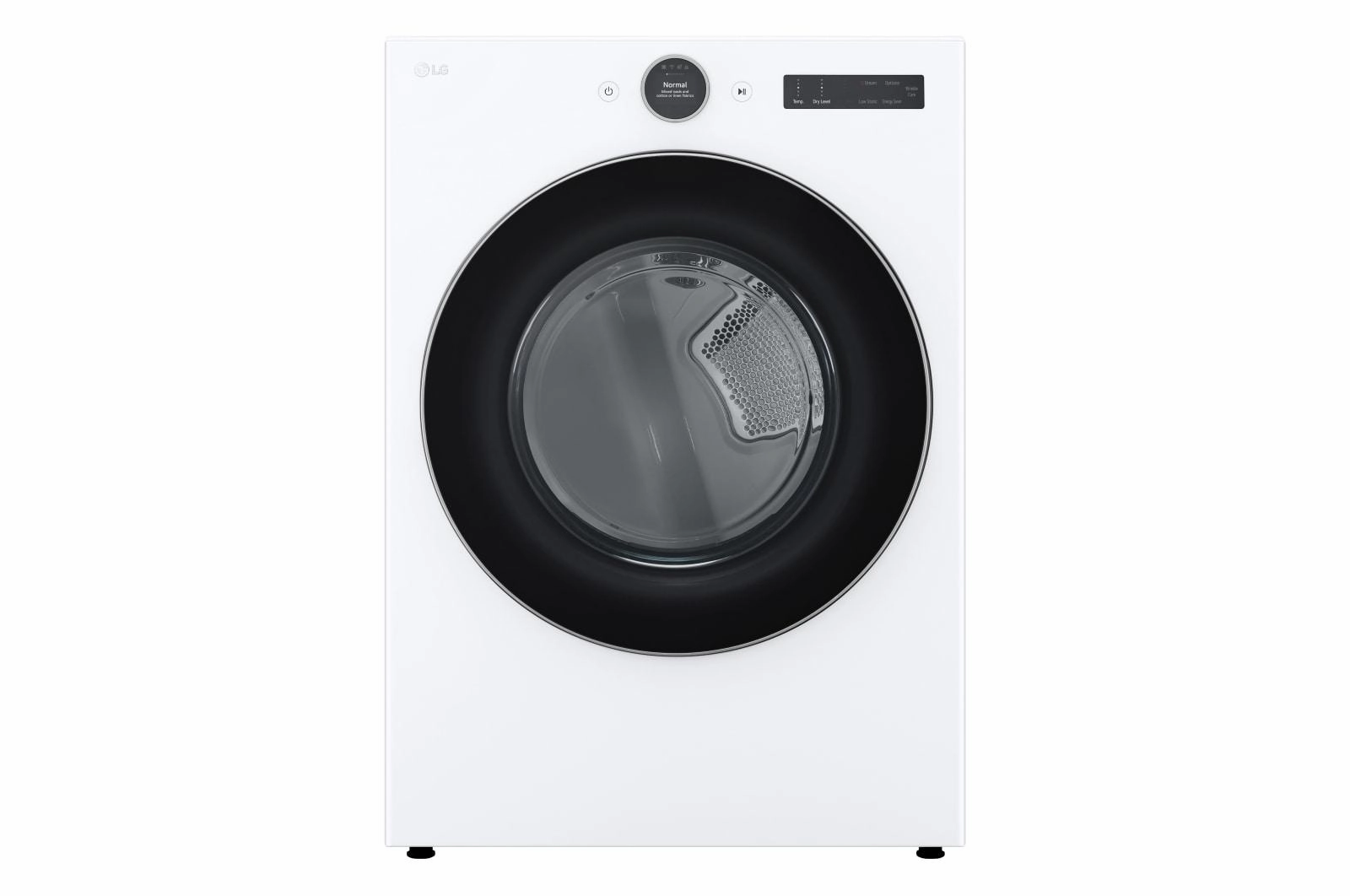 Lg DLGX5501W 7.4 Cu. Ft. Ultra Large Capacity Smart Front Load Gas Energy Star Dryer With Sensor Dry & Steam Technology