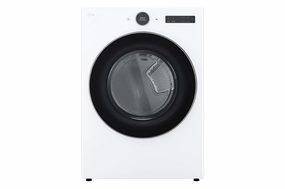 Lg DLGX5501W 7.4 Cu. Ft. Ultra Large Capacity Smart Front Load Gas Energy Star Dryer With Sensor Dry & Steam Technology