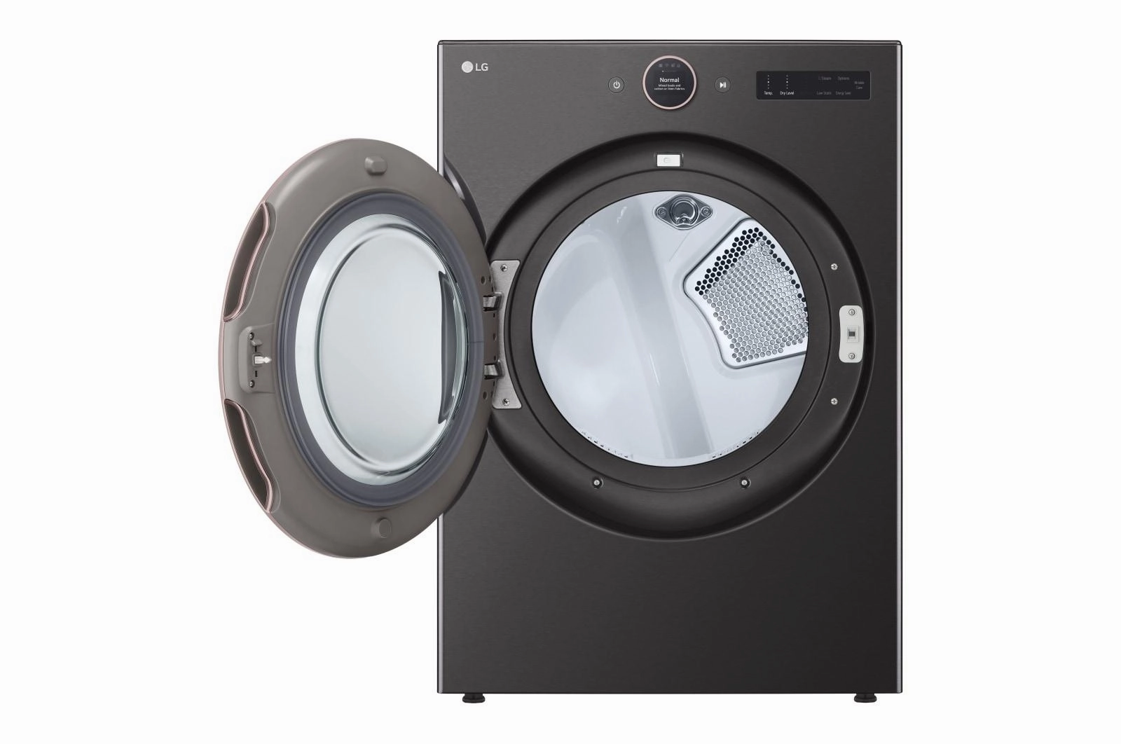 Lg DLGX6501B 7.4 Cu. Ft. Smart Front Load Energy Star Gas Dryer With Sensor Dry & Steam Technology