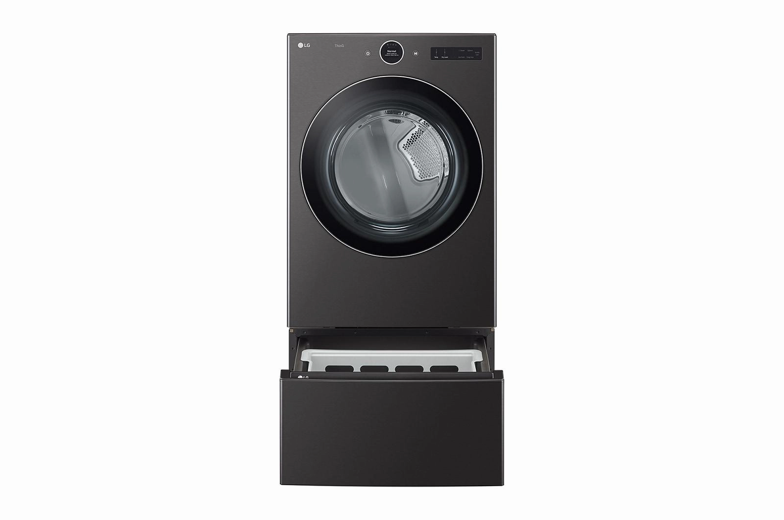 Lg DLGX6701B 7.4 Cu. Ft. Ultra Large Capacity Smart Wi-Fi Enabled Front Load Gas Dryer With Turbosteam&#8482; And Built-In Intelligence