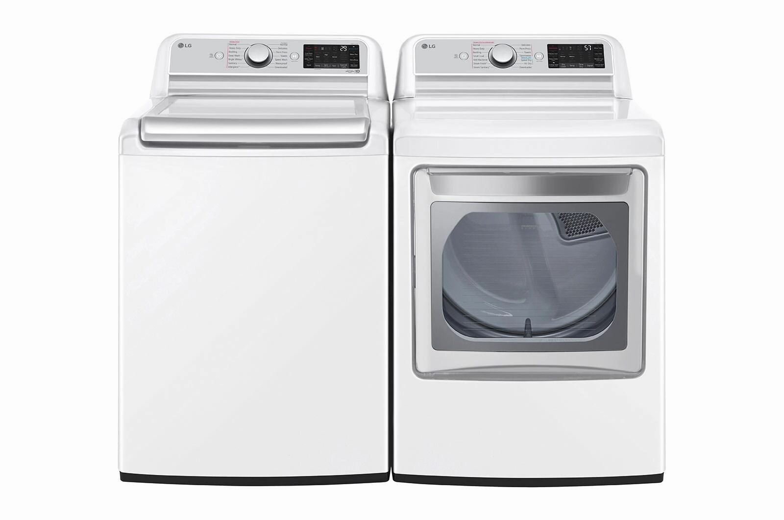 Lg DLGX7901WE 7.3 Cu. Ft. Ultra Large Capacity Smart Wi-Fi Enabled Rear Control Gas Dryer With Turbosteam&#8482;