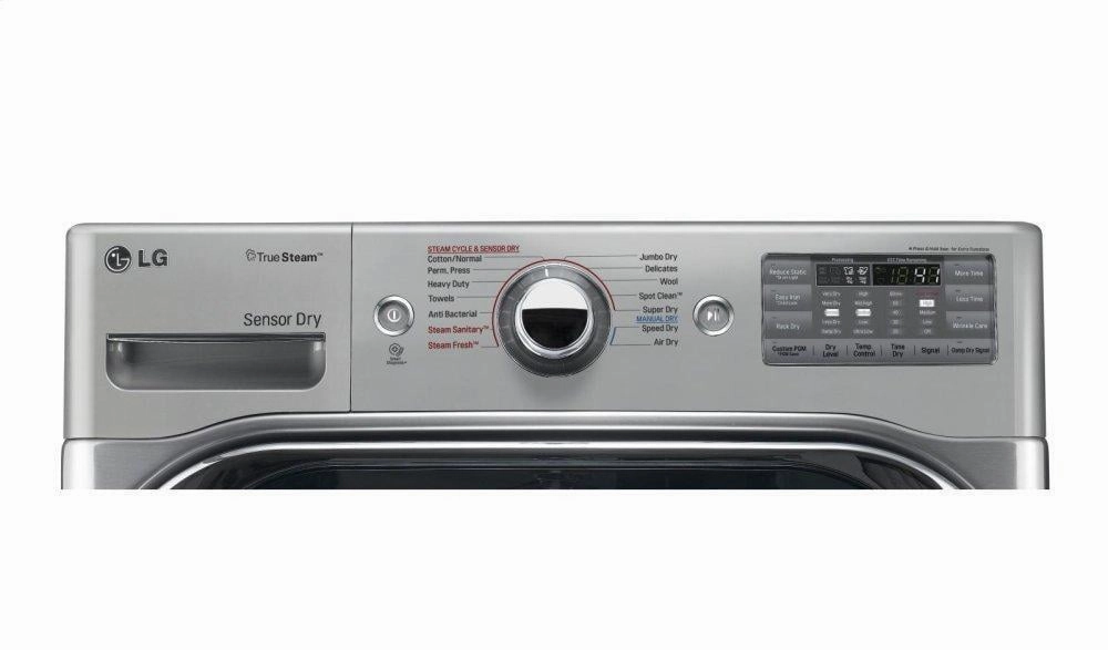 Lg DLGX8101V 9.0 Cu. Ft. Mega Capacity Gas Dryer W/ Steam&#8482; Technology