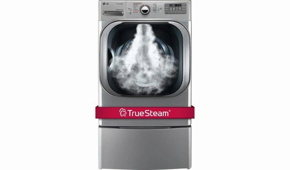 Lg DLGX8101V 9.0 Cu. Ft. Mega Capacity Gas Dryer W/ Steam&#8482; Technology