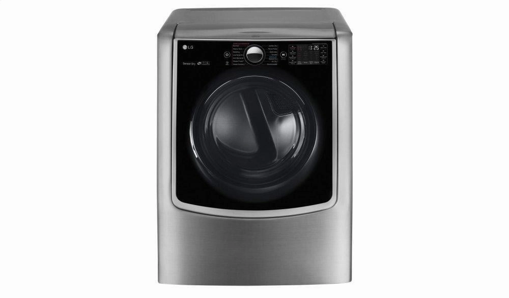Lg DLGX9001V 9.0 Cu. Ft. Large Smart Wi-Fi Enabled Gas Dryer W/ Turbosteam&#8482;