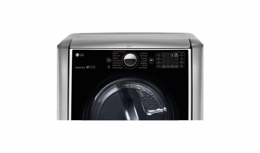 Lg DLGX9001V 9.0 Cu. Ft. Large Smart Wi-Fi Enabled Gas Dryer W/ Turbosteam&#8482;