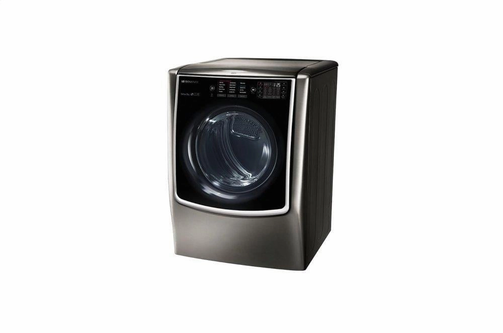Lg DLGX9501K Lg Signature 9.0 Cu. Ft. Large Smart Wi-Fi Enabled Gas Dryer W/ Turbosteam&#8482;