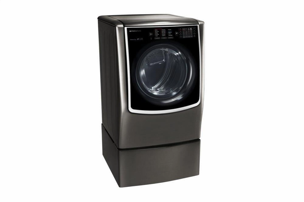 Lg DLGX9501K Lg Signature 9.0 Cu. Ft. Large Smart Wi-Fi Enabled Gas Dryer W/ Turbosteam&#8482;