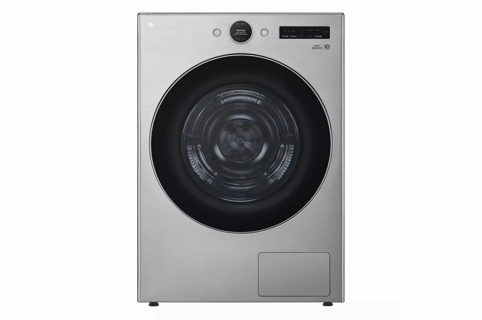 Lg DLHC5502V 7.8 Cu. Ft. Mega Capacity Smart Front Load Dryer With Dual Inverter Heatpump&#8482; Technology And Inverter Direct Drive Motor System