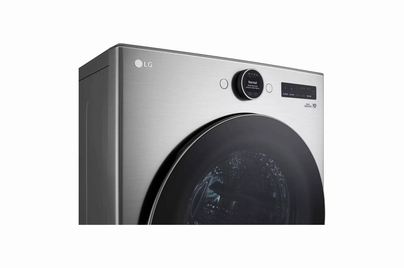 Lg DLHC5502V 7.8 Cu. Ft. Mega Capacity Smart Front Load Dryer With Dual Inverter Heatpump&#8482; Technology And Inverter Direct Drive Motor System