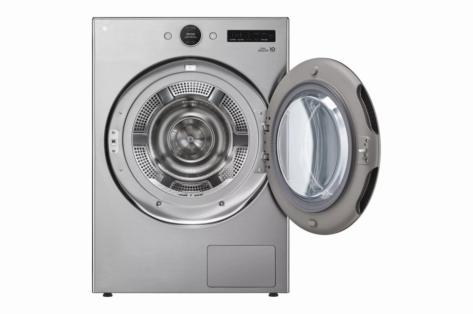 Lg DLHC5502V 7.8 Cu. Ft. Mega Capacity Smart Front Load Dryer With Dual Inverter Heatpump&#8482; Technology And Inverter Direct Drive Motor System
