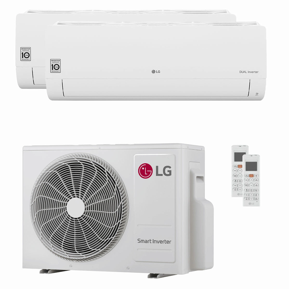 LG DUALCOOL Libero Smart dual split air conditioner 7000 18000 BTU inverter A    wifi external unit 6.15 kW