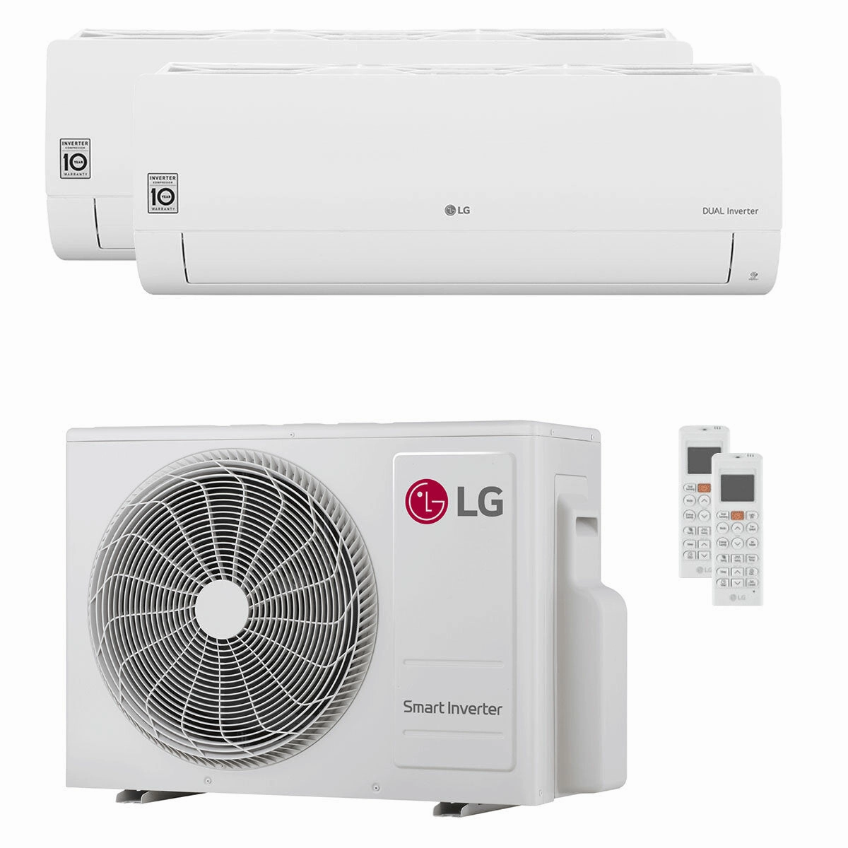 LG DUALCOOL Libero Smart dual split air conditioner 7000 24000 BTU inverter A    wifi external unit 6.15 kW