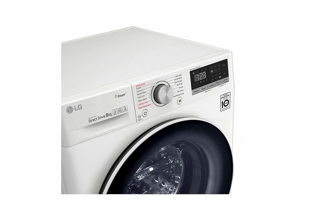 LG FV1408S4W Front Load Washer (8kg)