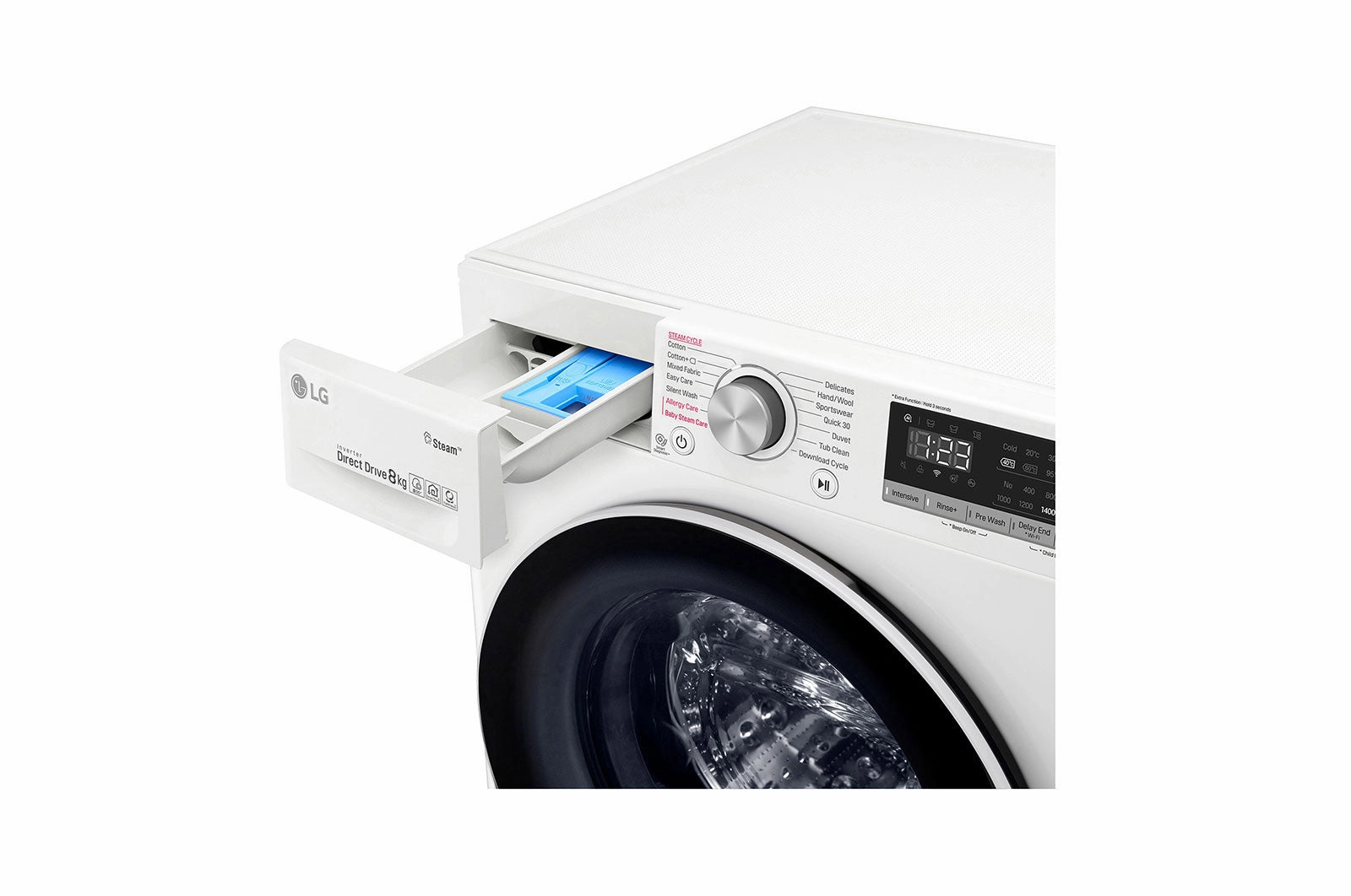 LG FV1408S4W Front Load Washer (8kg)