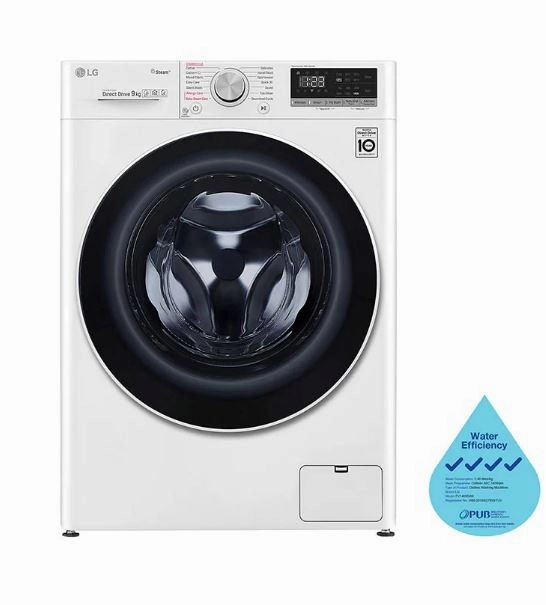 LG FV1409S4W Front Load Washer (9kg)