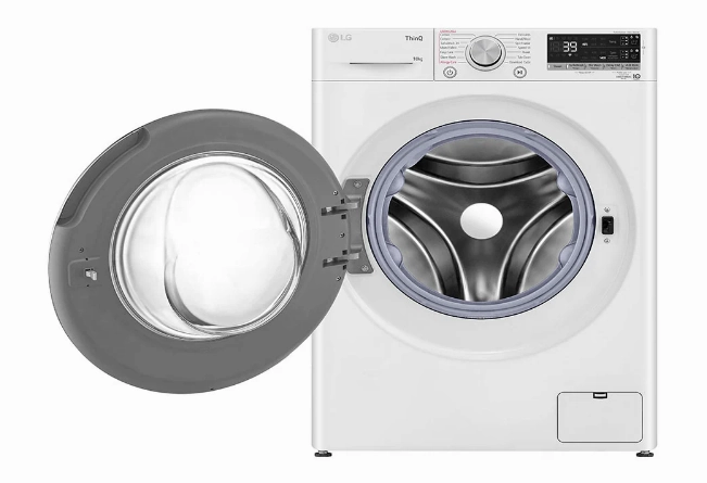 LG FV1410S3WA 10kg AI Direct Drive Front Load Washing Machine, White