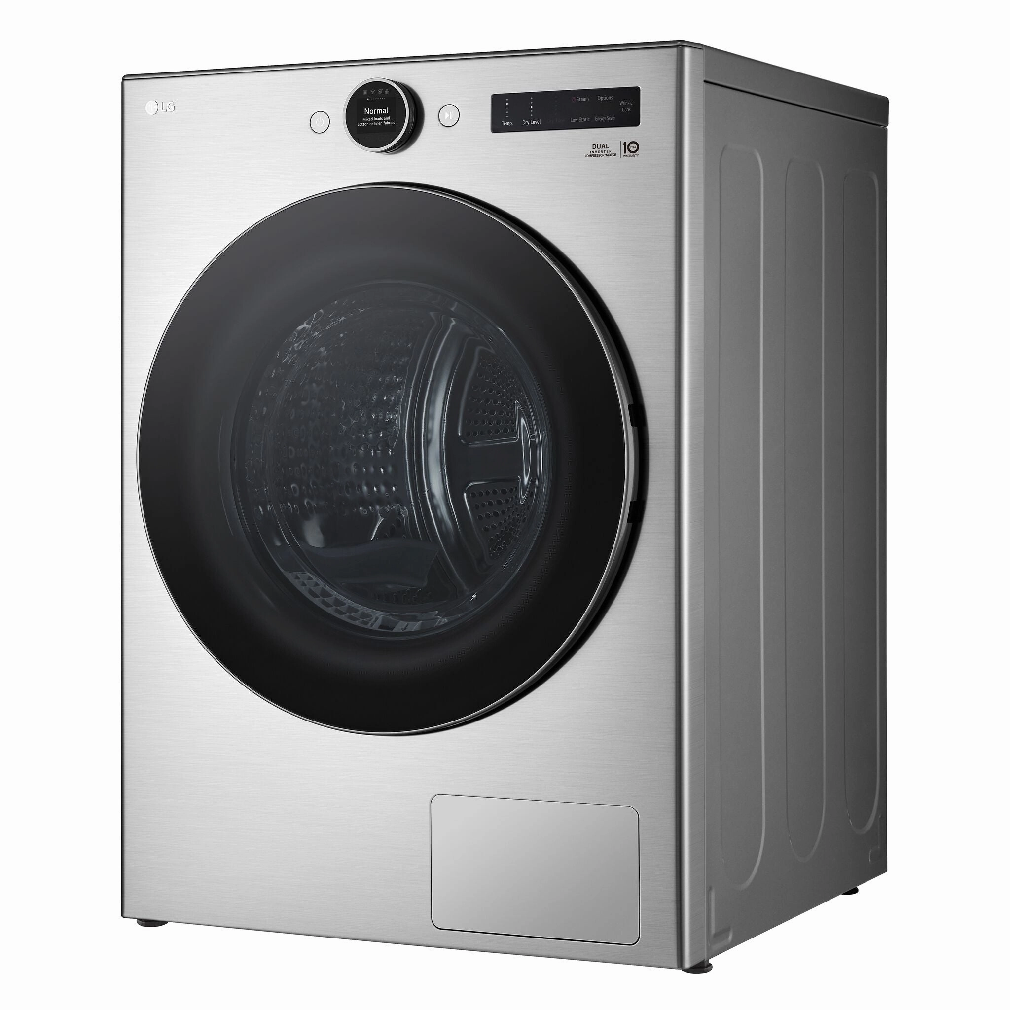 LG Graphite Steel Smart Front Load Dryer with Dual Inverter HeatPump Technology (7.8 Cu.ft) - DLHC5502V