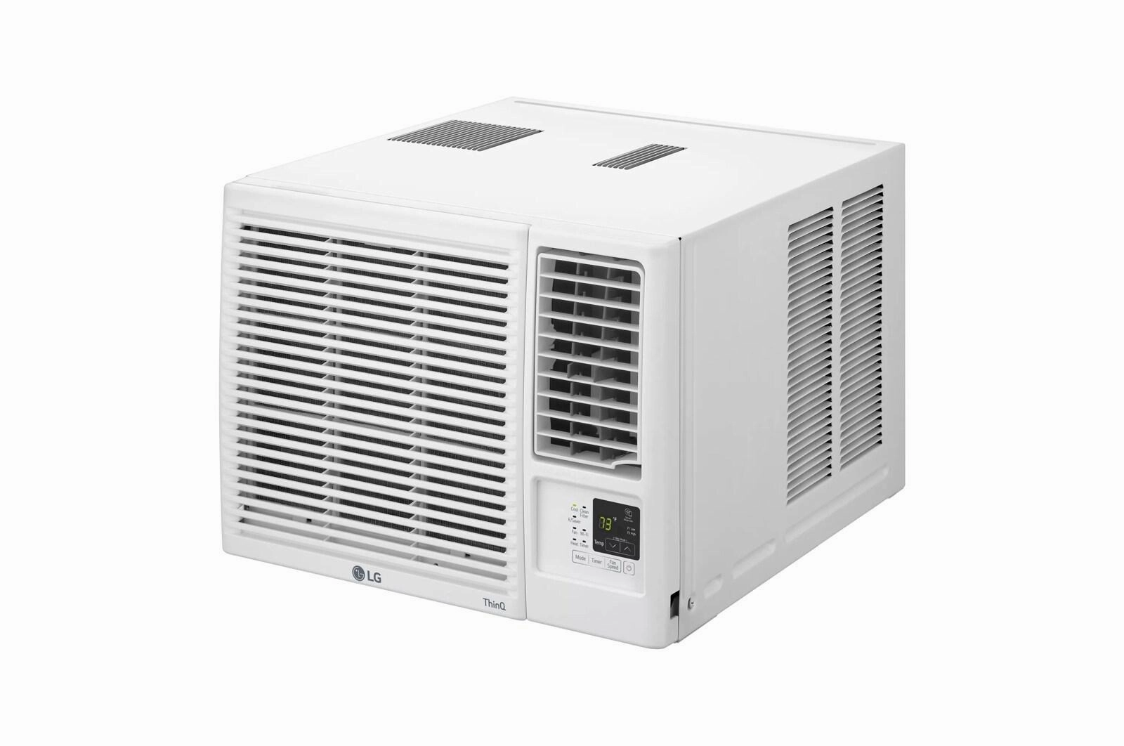 Lg LW8023HRSM 8,000 Btu Smart Wi-Fi Enabled Window Air Conditioner, Cooling & Heating