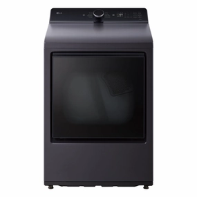 LG Matte Black Electric Dryer with EasyLoad Door (7.3 cu.ft) - DLE8400BE