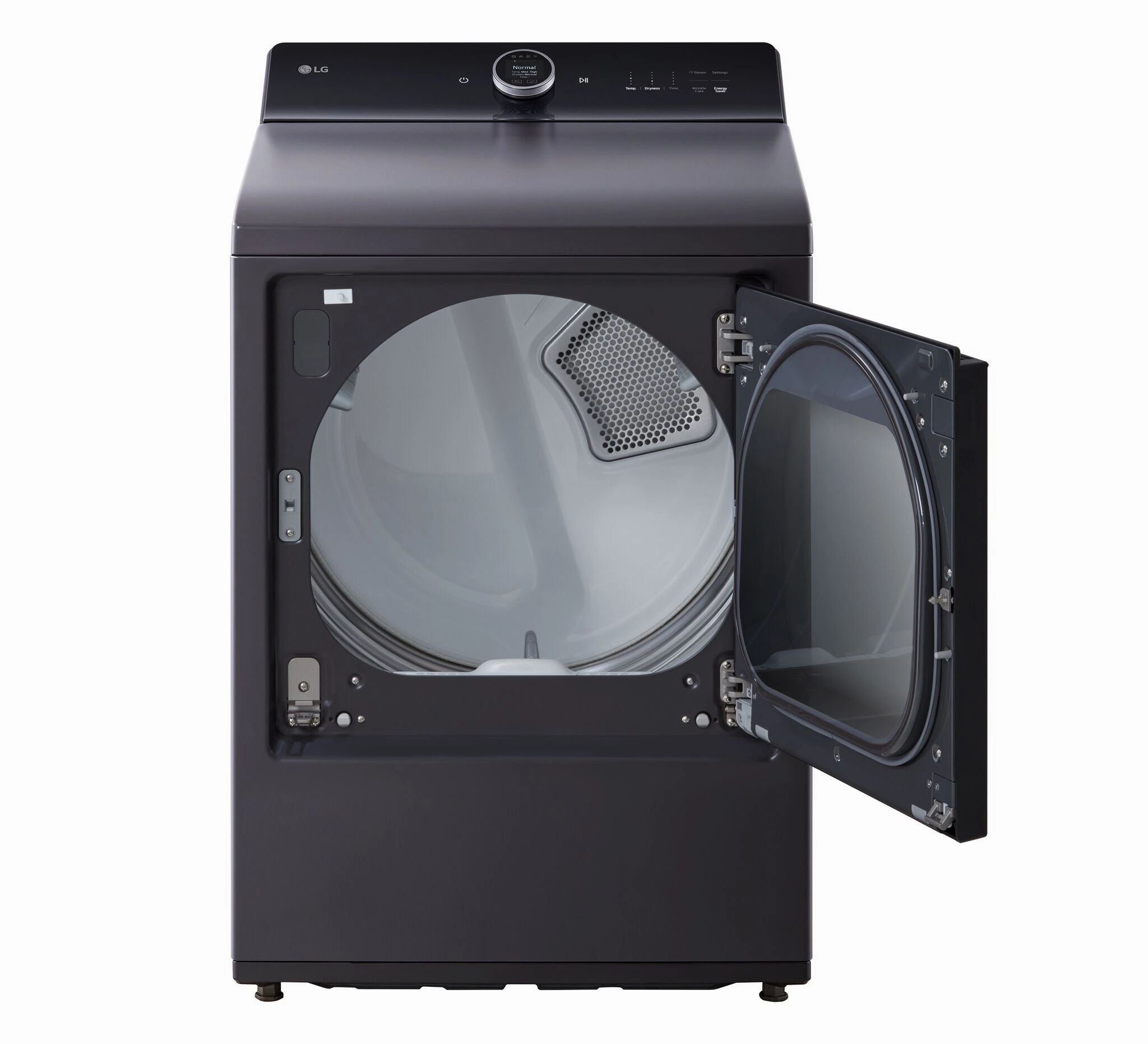LG Matte Black Electric Dryer with EasyLoad Door (7.3 Cu.ft) - DLEX8600BE
