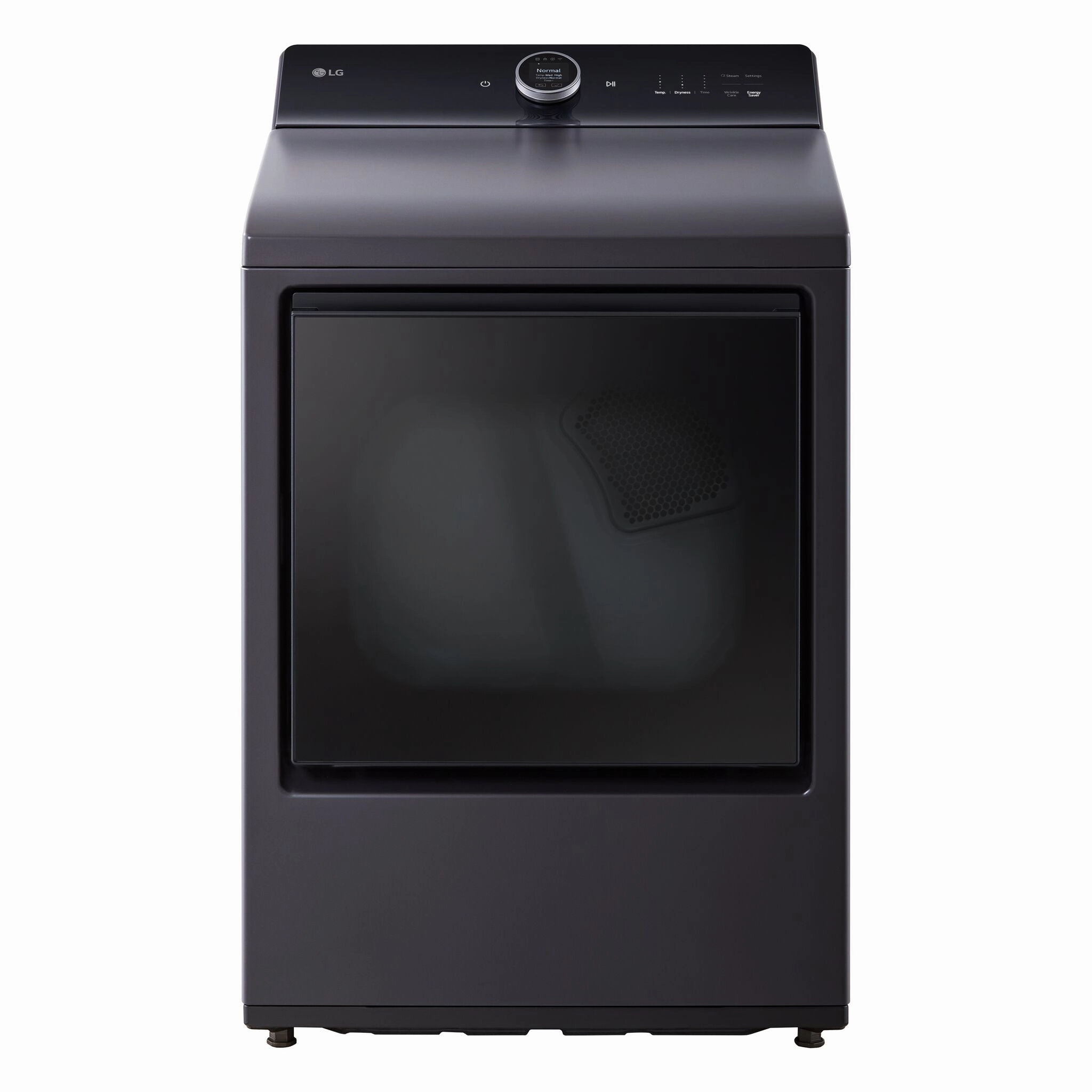 LG Matte Black Electric Dryer with EasyLoad Door (7.3 Cu.ft) - DLEX8600BE