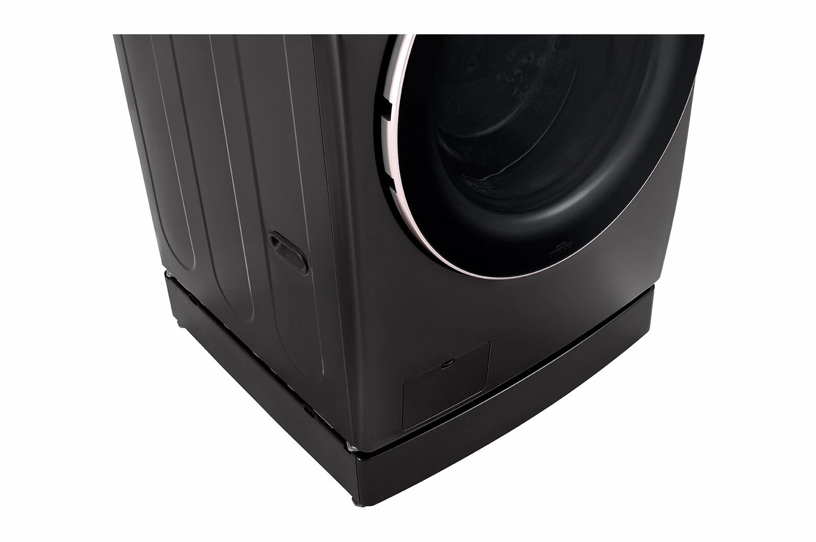 Lg WDPS1B Ada Compliant Laundry Pedestal Riser - Black Steel