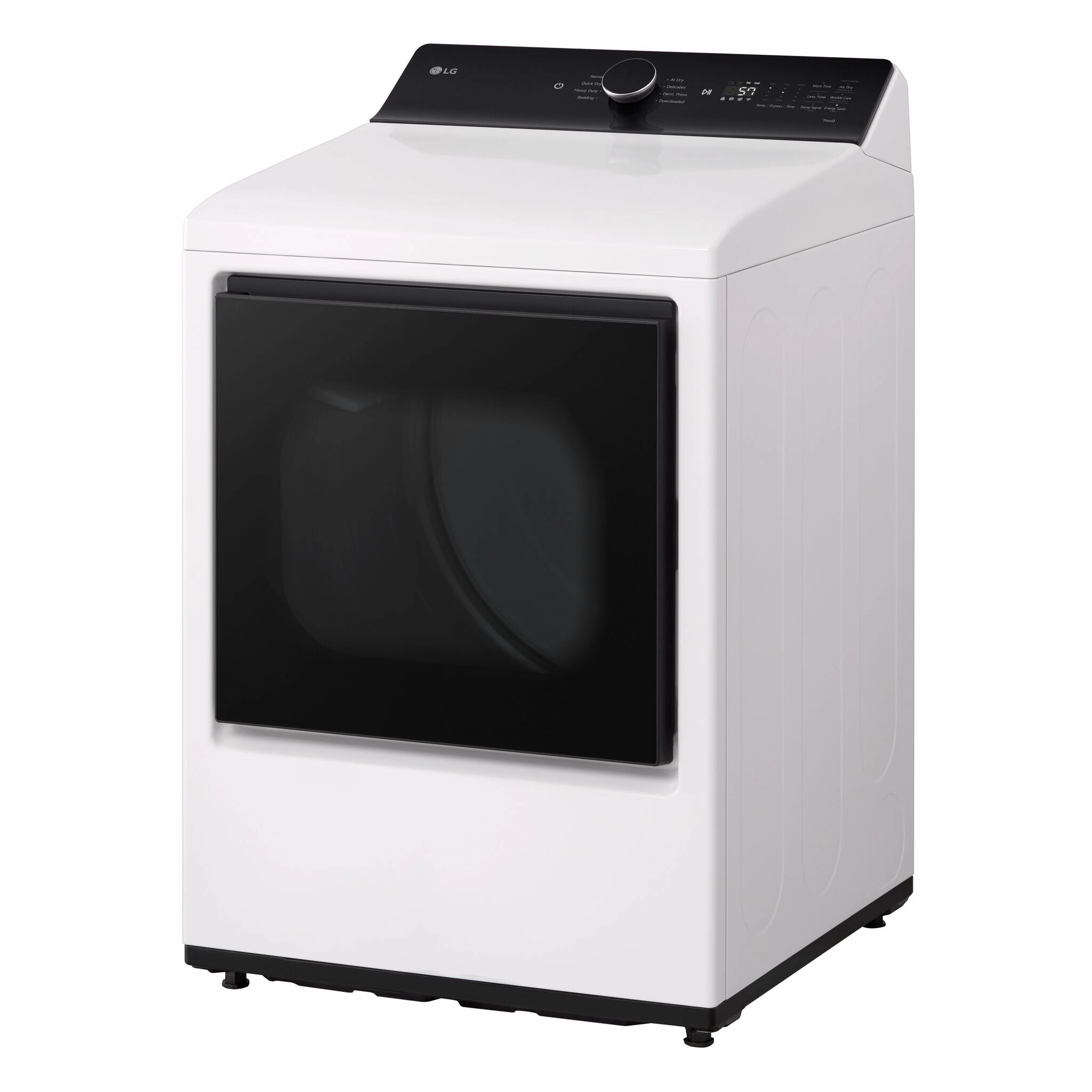LG White Electric Dryer with EasyLoad Door (7.3 cu.ft) - DLE8400WE