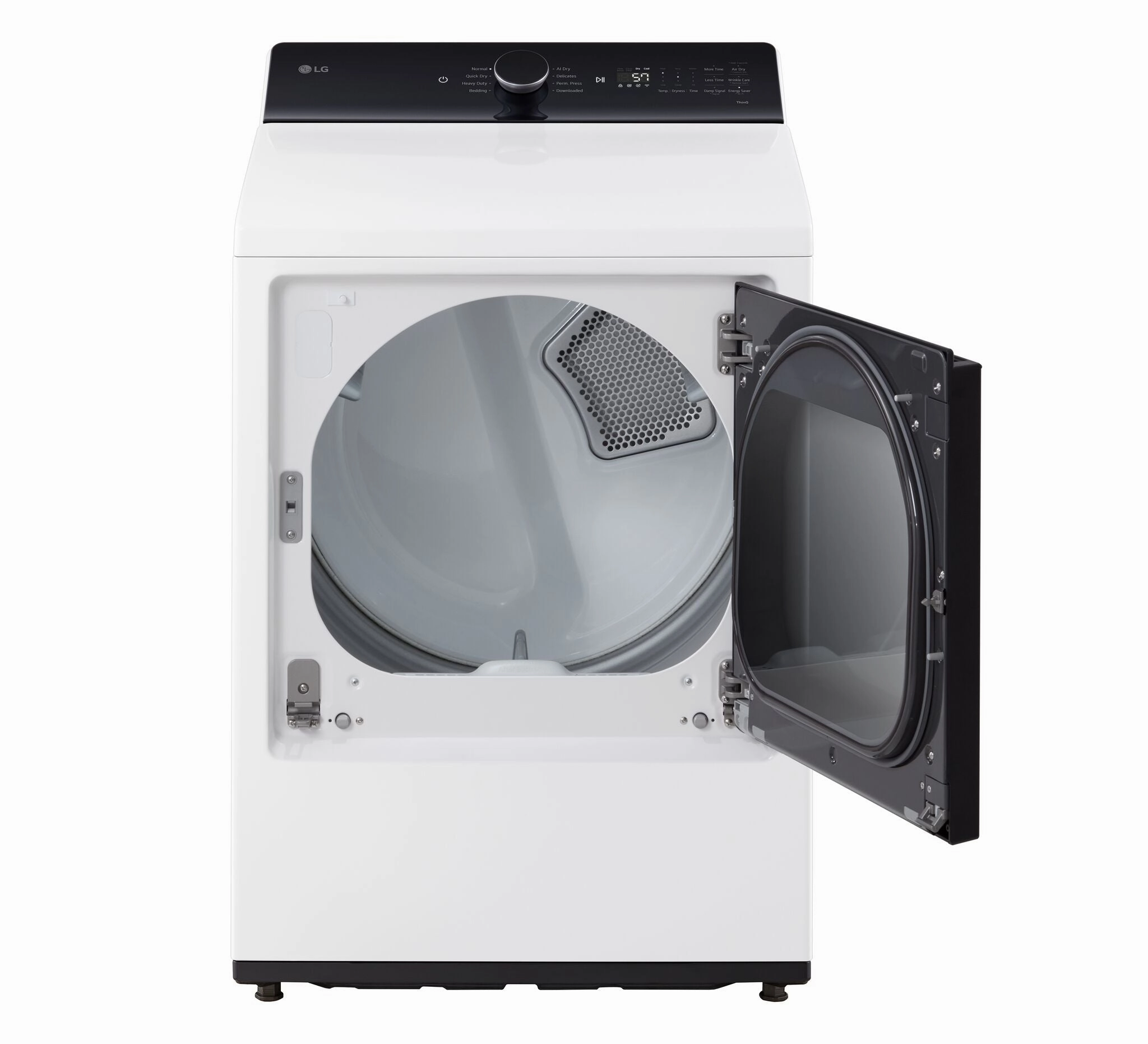 LG White Electric Dryer with EasyLoad Door (7.3 cu.ft) - DLE8400WE