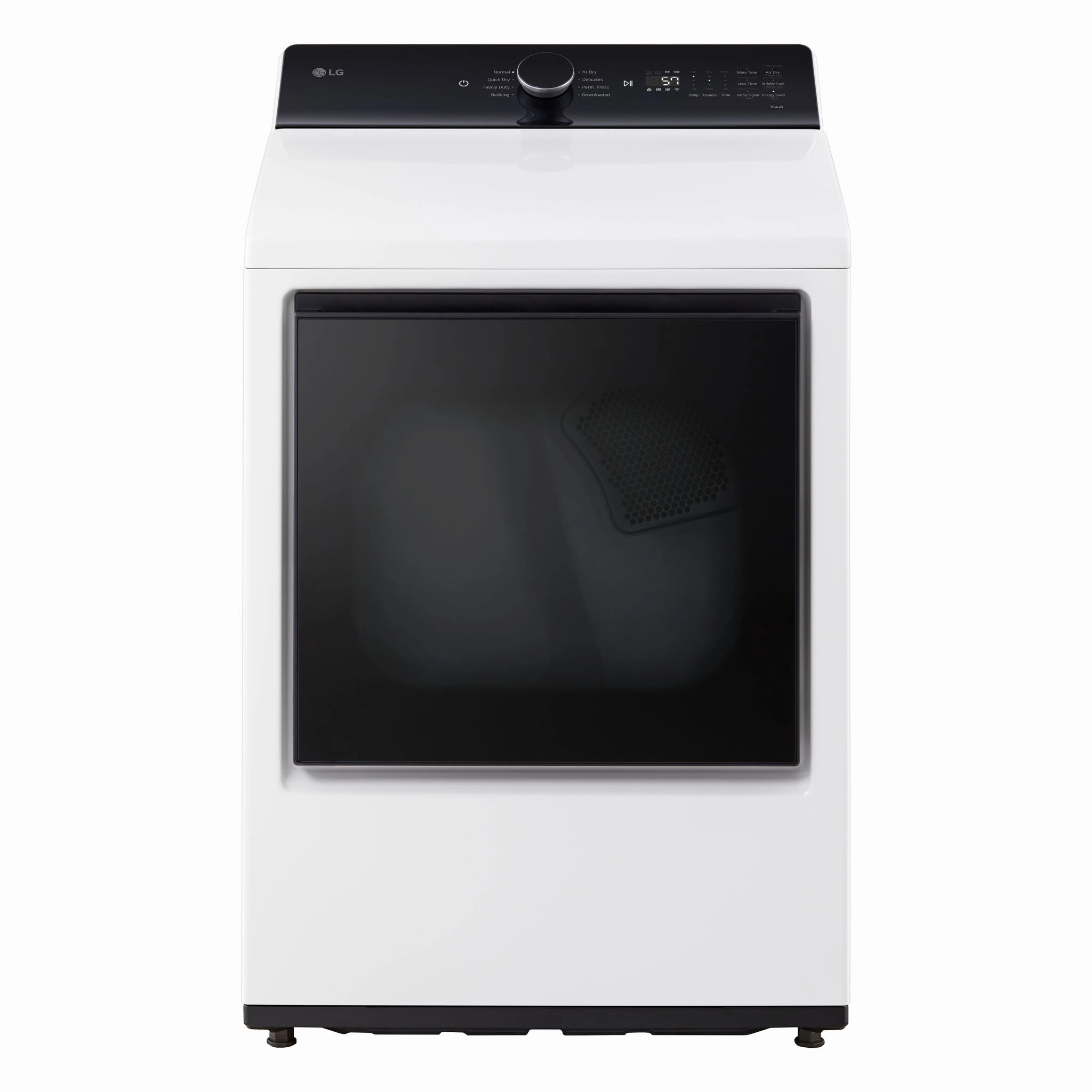 LG White Electric Dryer with EasyLoad Door (7.3 cu.ft) - DLE8400WE