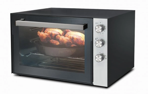 Luxell Electrical Oven 2 Inner Baking Tray, 70Lit, 2500Watts, Black