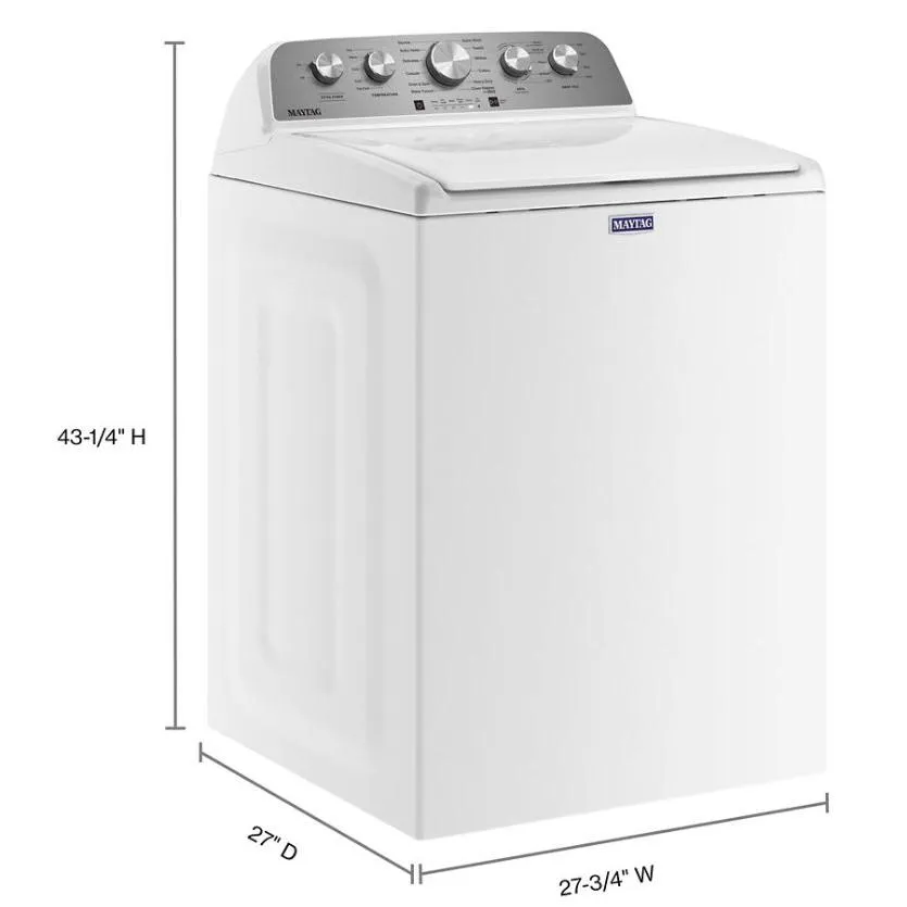Maytag 5.2 cu. ft. Top Loading Washer with Power Agitator MVW5035MW