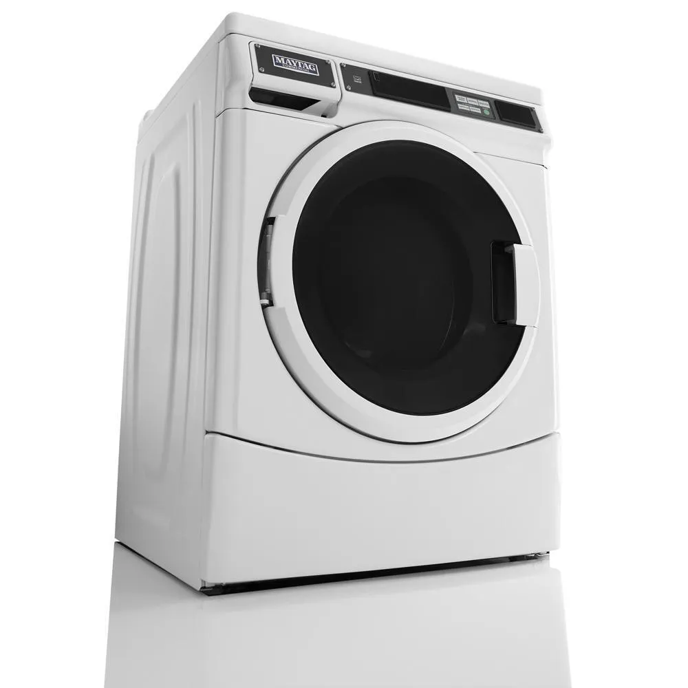 Maytag MHN33PRCWW Commercial Front-Load Washer, Card Reader Ready Or Non-Vend