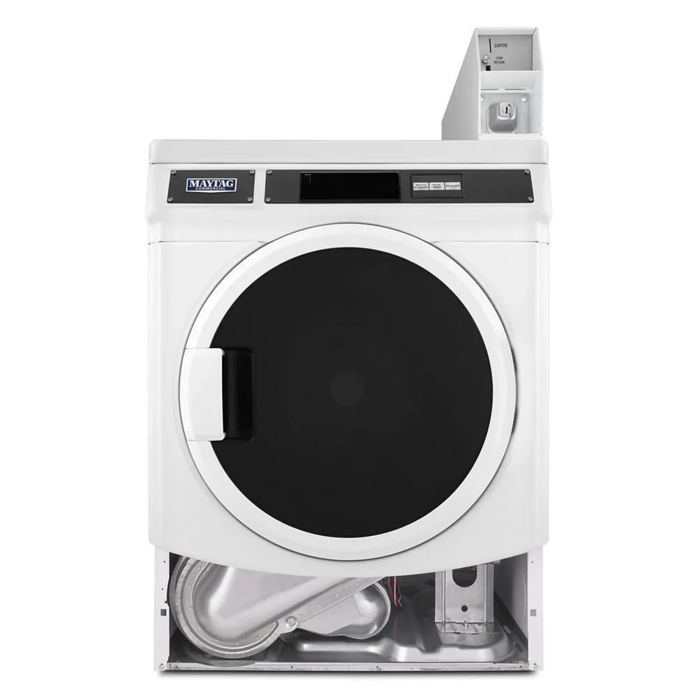 Maytag MHN33PRCWW Commercial Front-Load Washer, Card Reader Ready Or Non-Vend