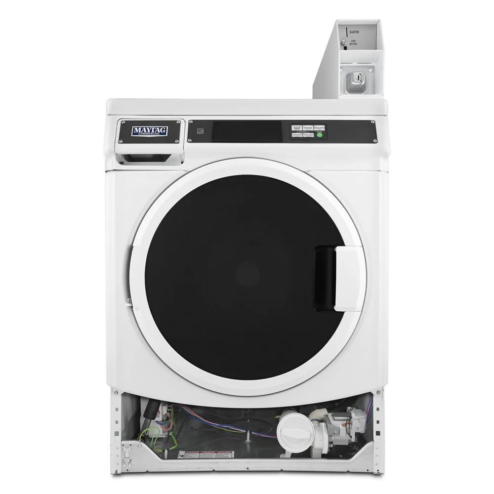 Maytag MHN33PRCWW Commercial Front-Load Washer, Card Reader Ready Or Non-Vend