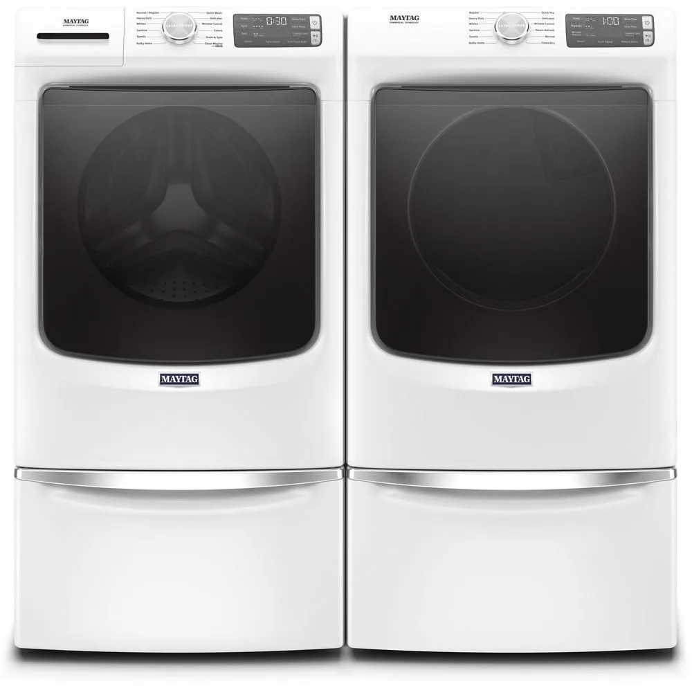 Maytag MHW6630HW Front Load Washer With Extra Power And 16-Hr Fresh Hold Option - 4.8 Cu. Ft.